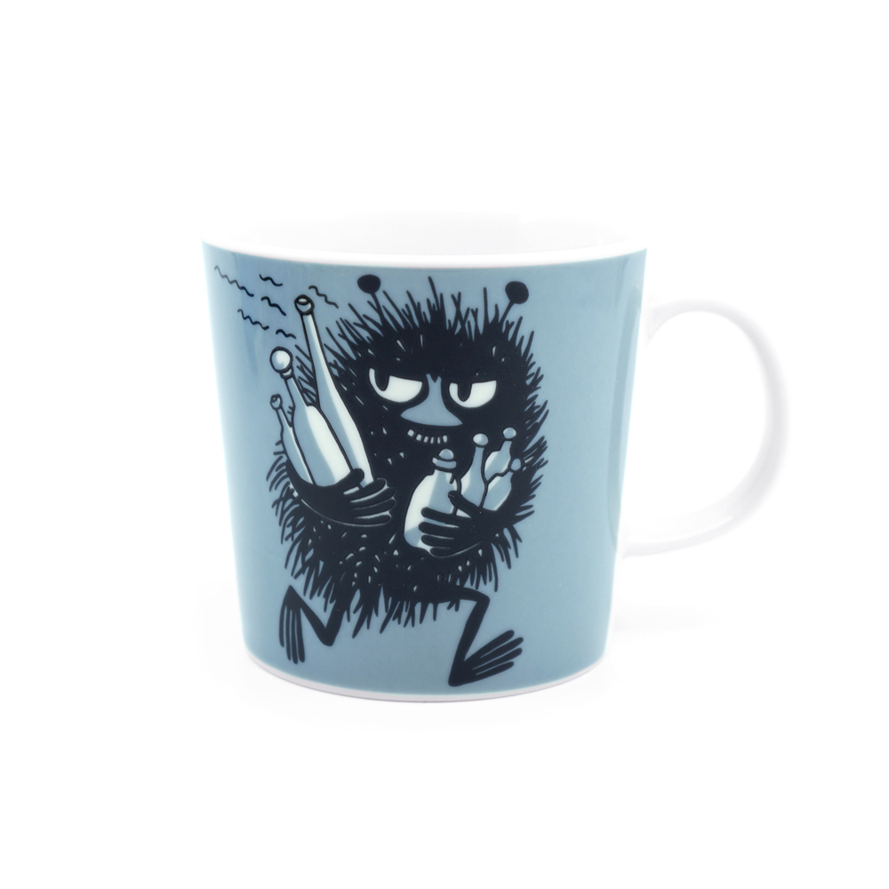 ムーミンマグ スティンキー 01 シール付き Muumimukit Rahaksi