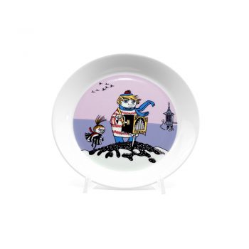 ムーミンプレート おしゃまさん バイオレット